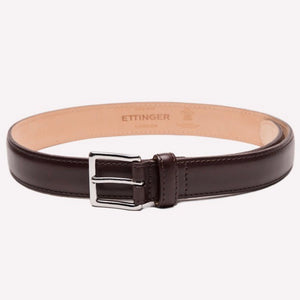 Calf Leather Belt - Dark Brown