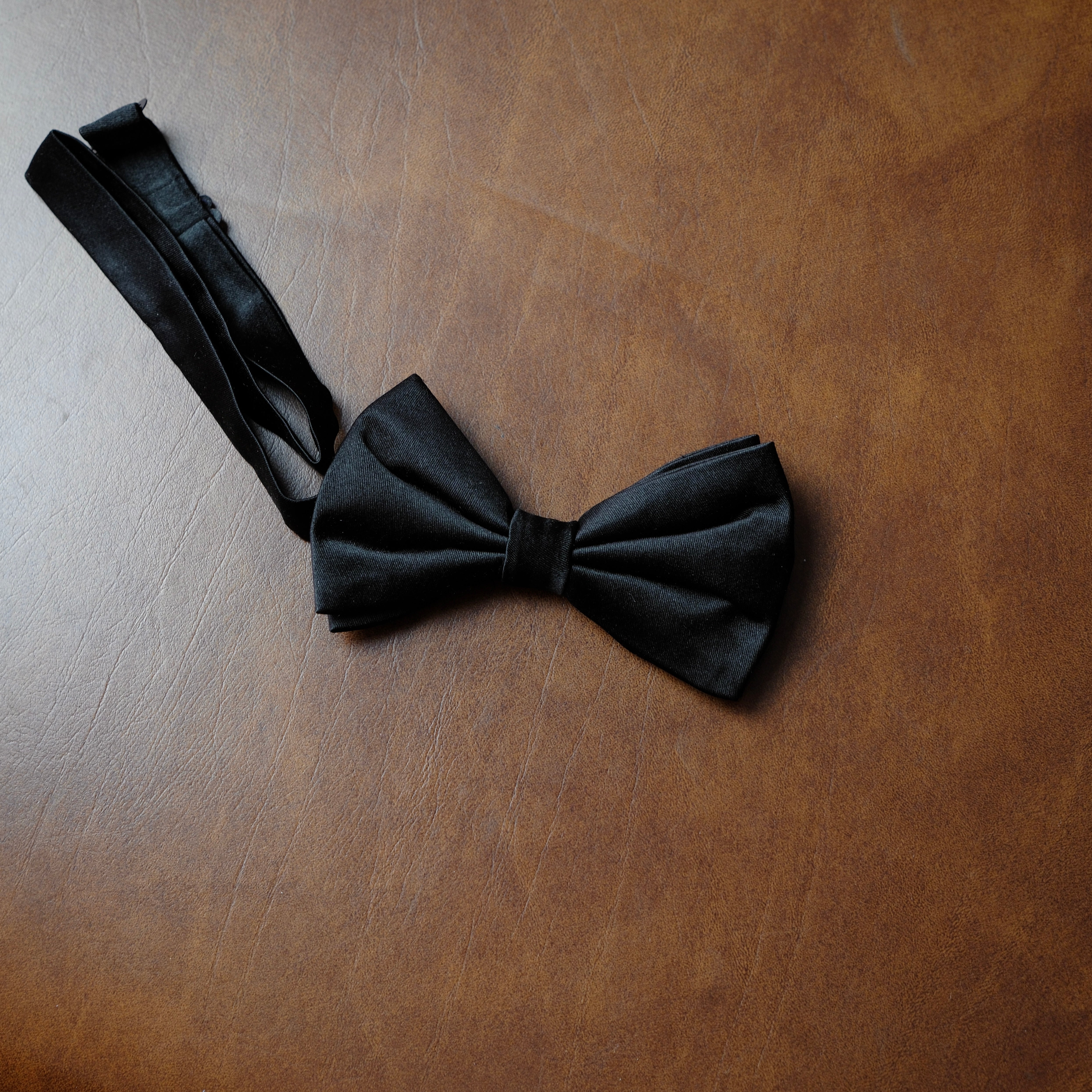 Black Silk Bow Tie