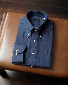 Button Down Shirt - Dark Blue Denim