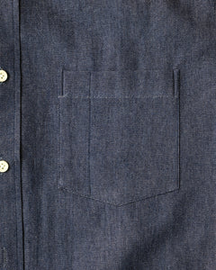 Button Down Shirt - Dark Blue Denim
