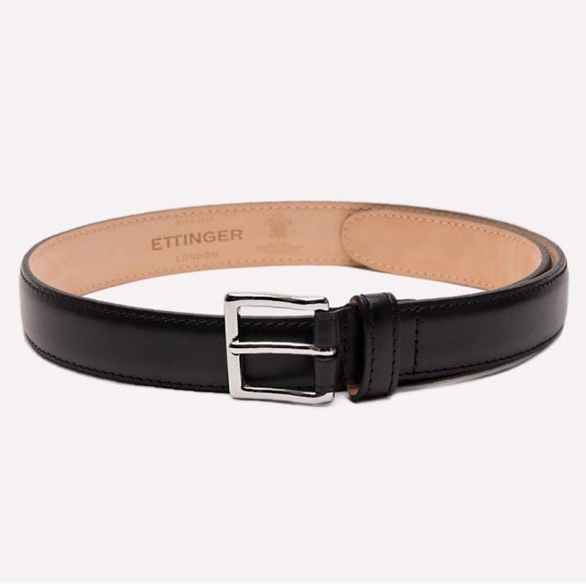 Calf Leather Belt - Black