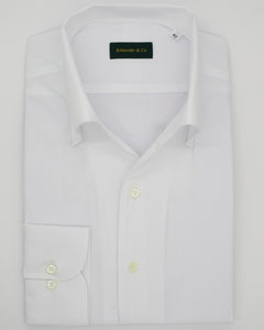 One-piece Collar Shirt - White