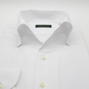 One-piece Collar Shirt - White