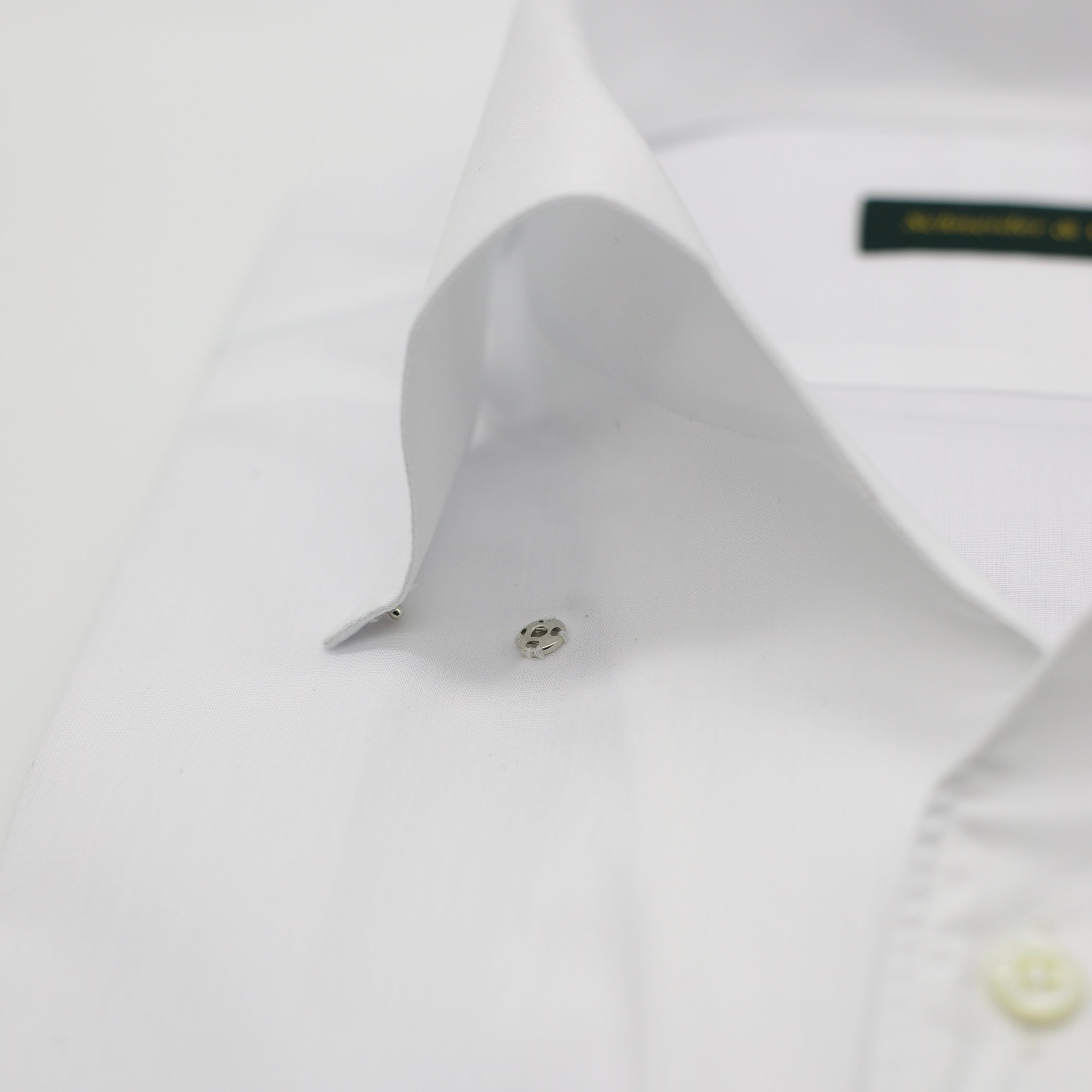 One-piece Collar Shirt - White