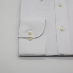 Non-Iron Twill Shirt - White