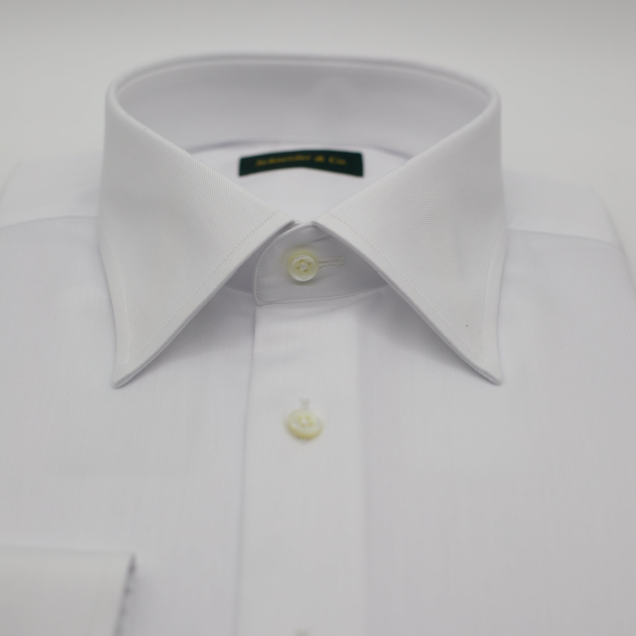 Non-Iron Twill Shirt - White
