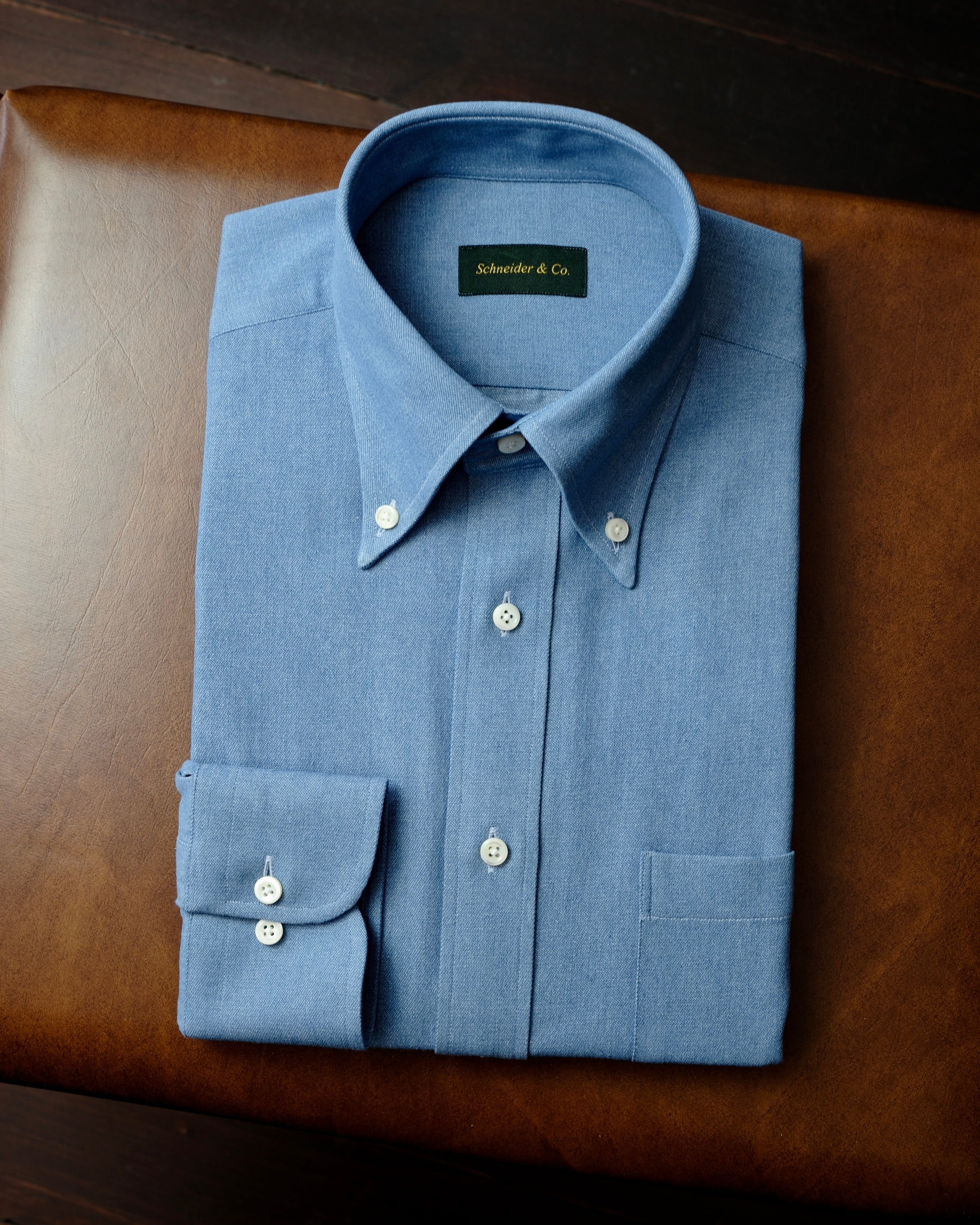 Button Down Shirt - Blue Denim