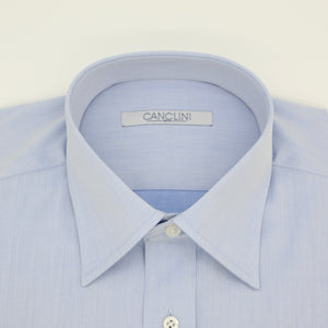 Standard Collar Shirt Blue