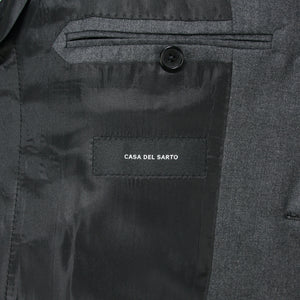 Wool Dark Grey Suit