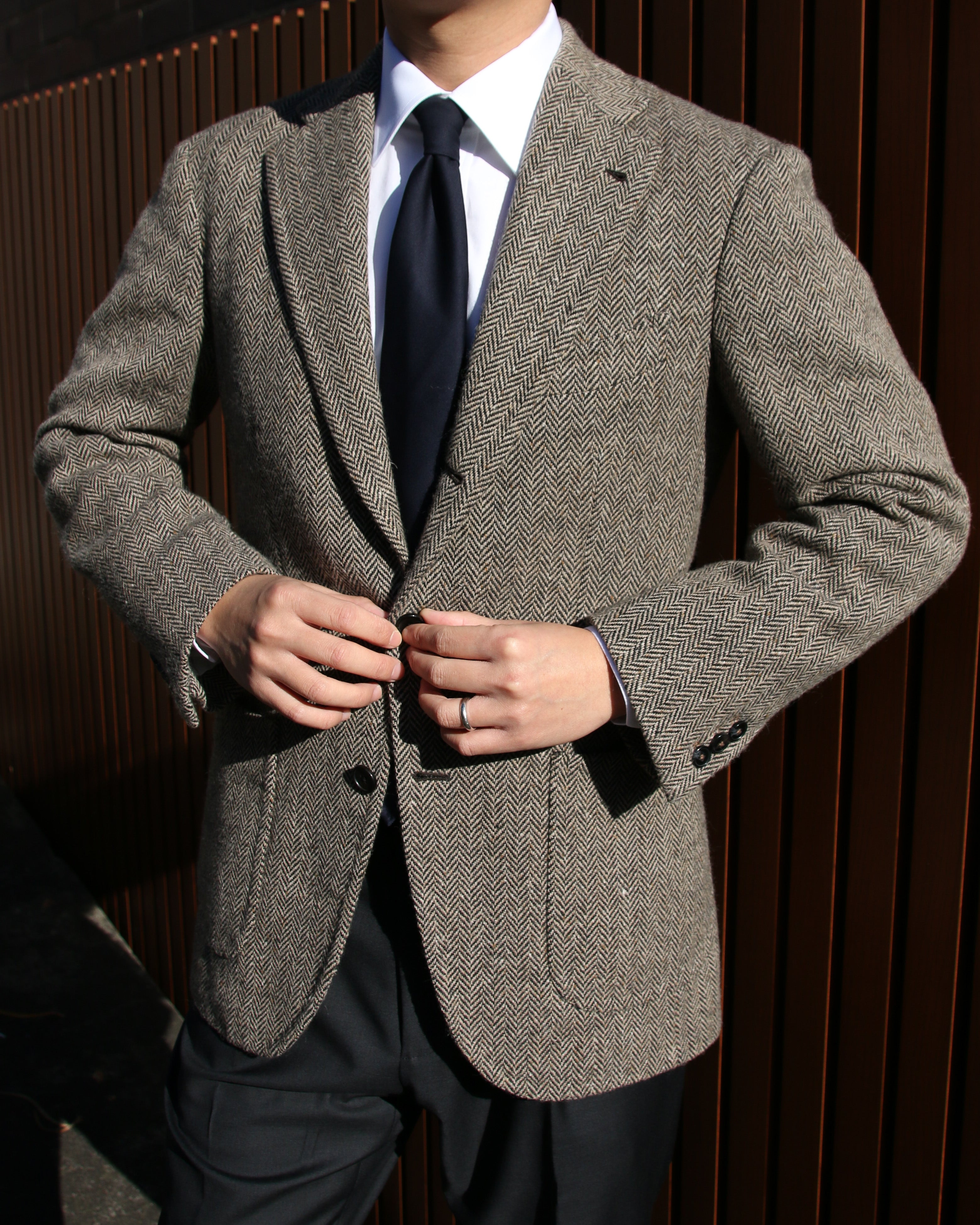 Wool Herringbone Sport Coat