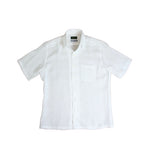 Load image into Gallery viewer, White Linen One-piece Collar Shirt
