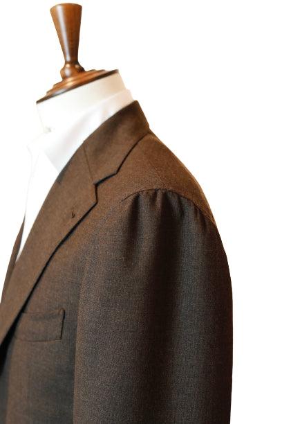 High-Twist Wool Sport Coat - Brown