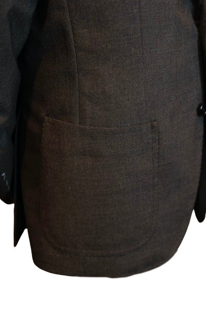 High-Twist Wool Sport Coat - Brown