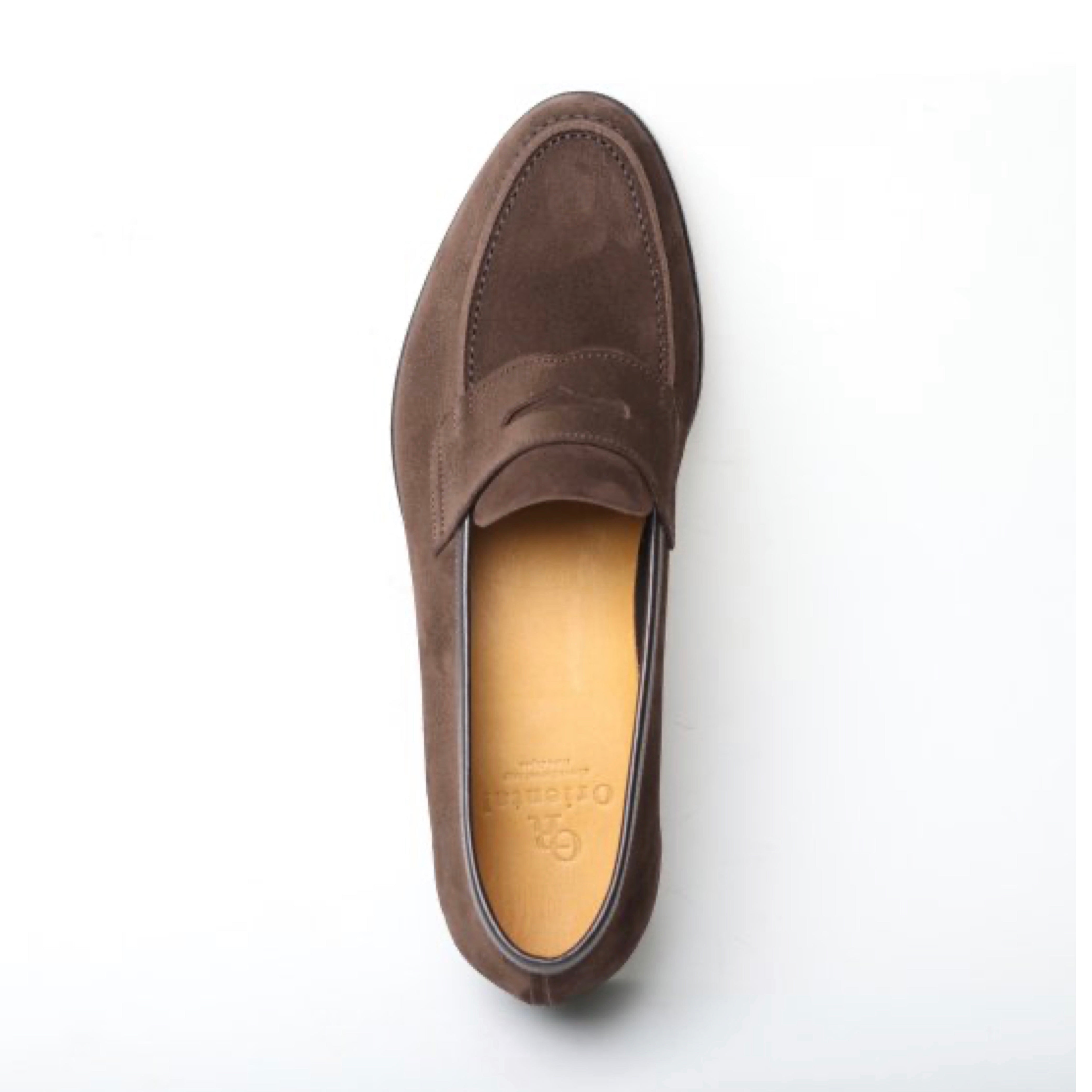 Albers Unlined Suede Dark Brown Penny Loafers